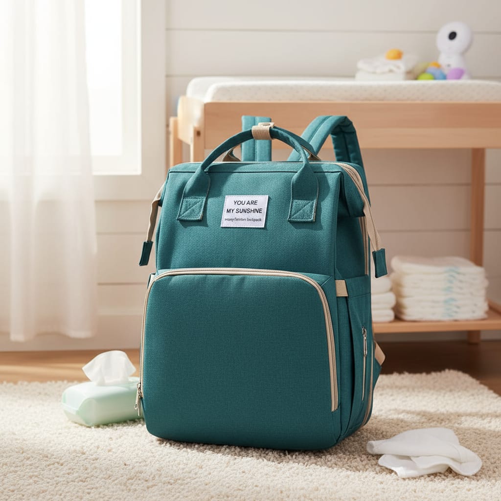 Mochila Cuna Bolso Maternal Bebé Cuna Impermeable - Imagen 10