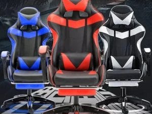 Silla Gamer Oficina Ergonómica Butaca Reclinable Pc Ajustabl