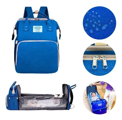 Mochila Cuna Bolso Maternal Bebé Cuna Impermeable - Imagen 13