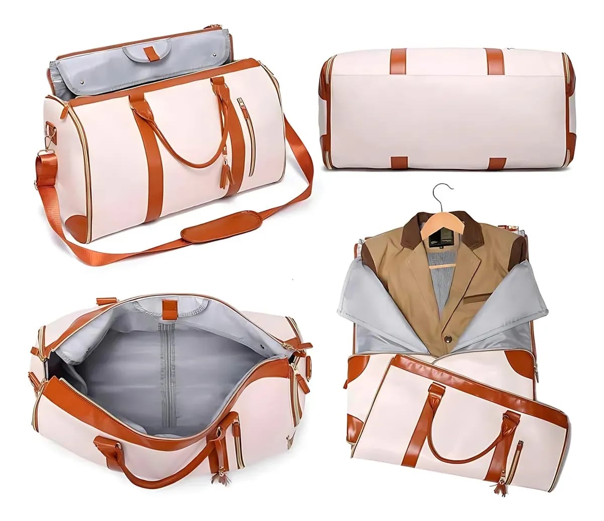 Bolso Plegable De Viaje Convertible Impermeable Reforzado - Imagen 9