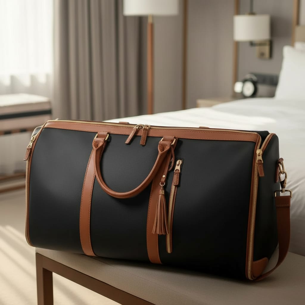 Bolso Plegable De Viaje Convertible Impermeable Reforzado - Imagen 6