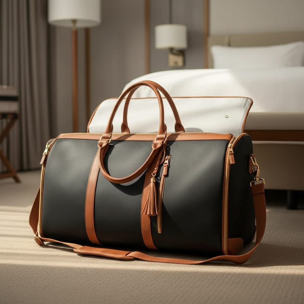 Bolso Plegable De Viaje Convertible Impermeable Reforzado - Imagen 3