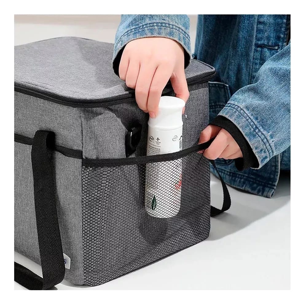 Lunchera Térmica 19l Bolso Conservadora Vianda Impermeable - Imagen 4