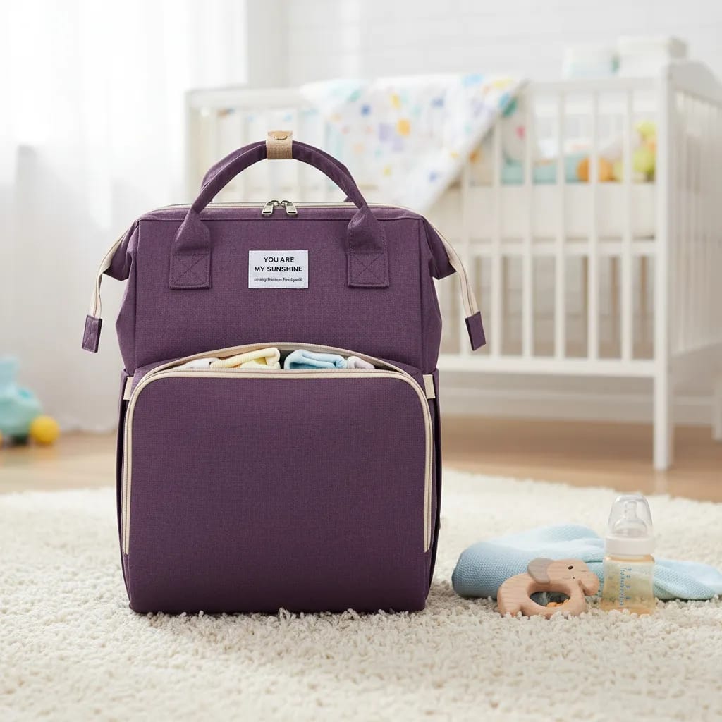 Mochila Cuna Bolso Maternal Bebé Cuna Impermeable - Imagen 2