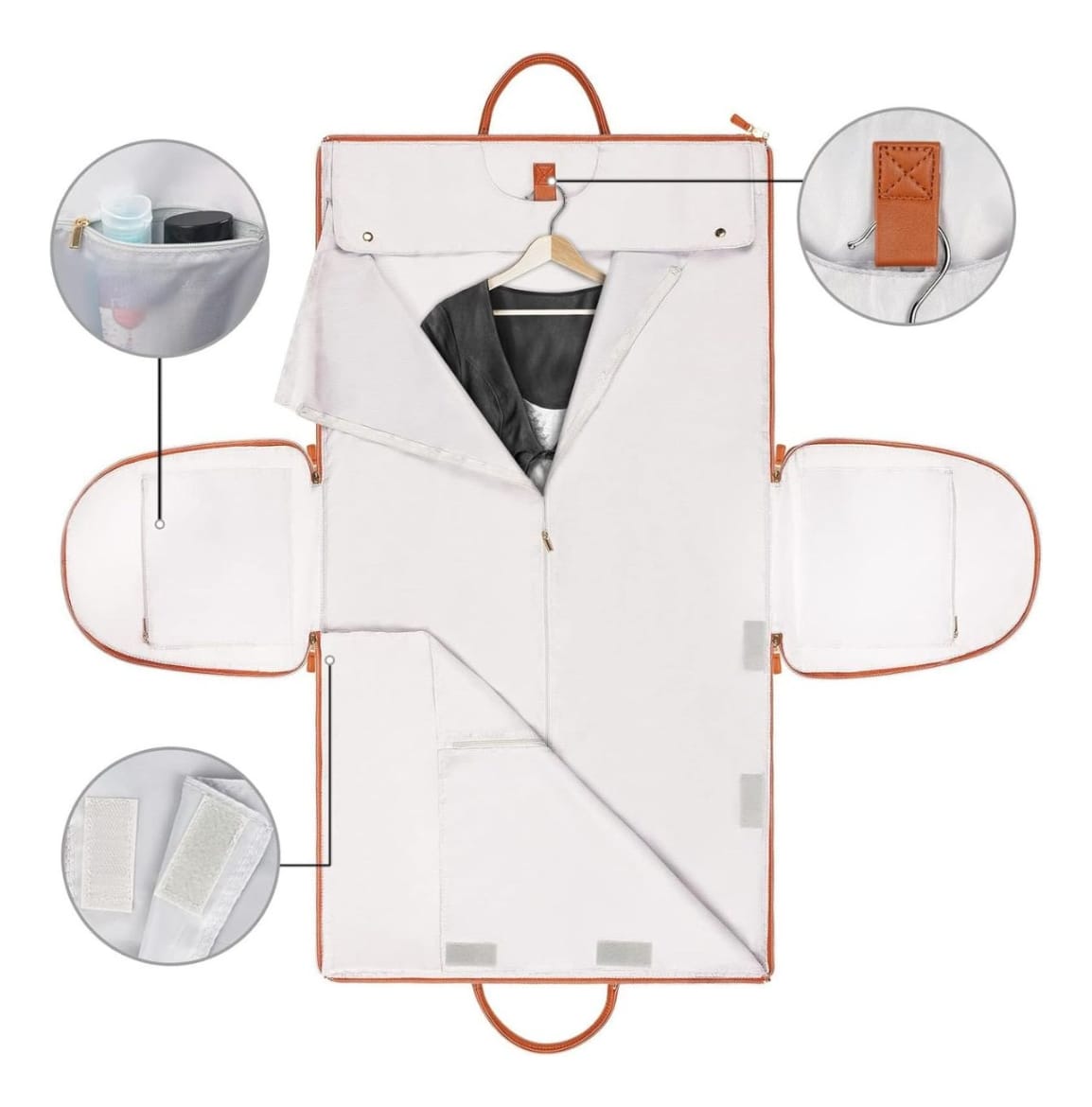 Bolso Plegable De Viaje Convertible Impermeable Reforzado - Imagen 4